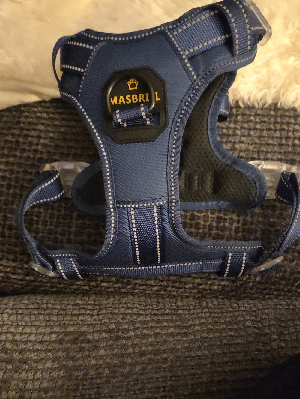 MASBRIL Blue Padded Dog Harness